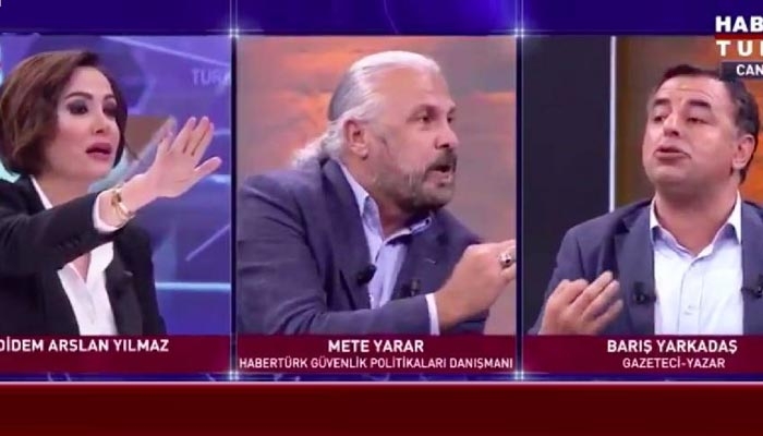 Canlı yayında sert tartışma! Reklama gidildi