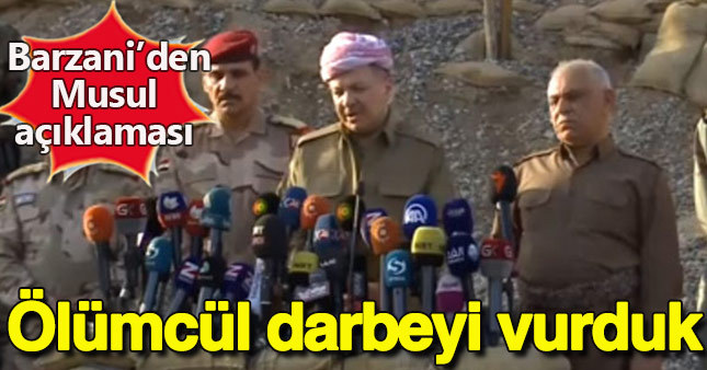 Barzani: Peşmerge DEAŞ'a Musul'da öldürücü darbe vurdu