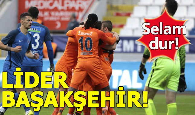 Başakşehir ligin ilk yarısını lider tamamladı