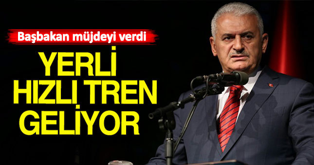 Başbakan Binali Yıldırım Eskişehir'de yerli hızlı tren müjdesini verdi