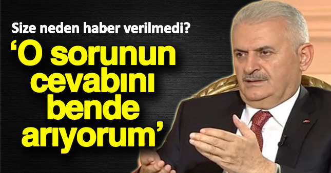 Başbakan Binali Yıldırım darbe gecesi yaşananları anlattı.