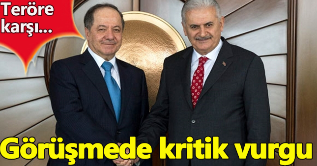 Başbakan Binali Yıldırım ve Barzani görüştü