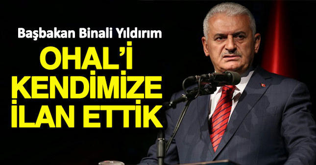 Başbakan Binali Yıldırım'dan çarpıcı açıklamalar