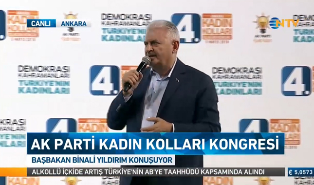Başbakan Binali Yılıdırım canlı yayında konuşuyor