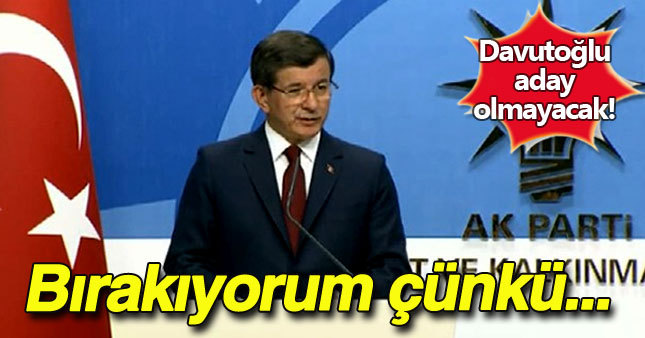 Başbakan Davutoğlu MYK sonrası konuştu