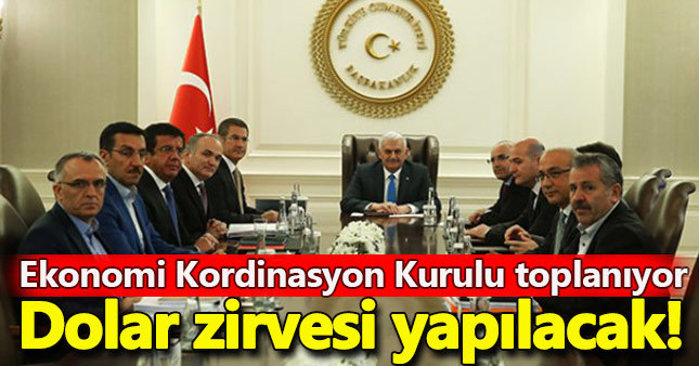 Başbakan Ekonomi Koordinasyon Kurulu'nu topluyor