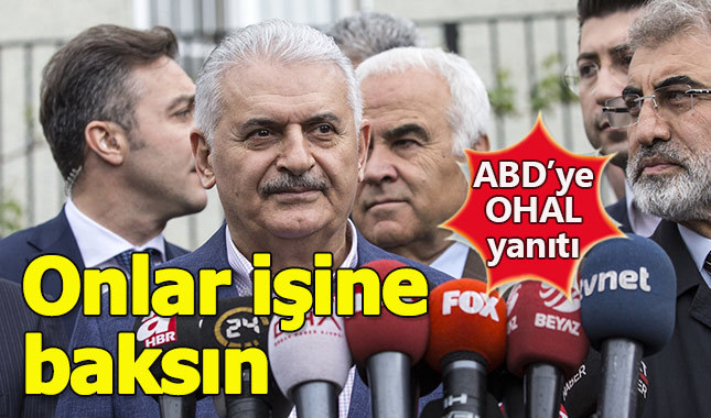 Başbakan Yıldırım ABD'ye sert çıktı