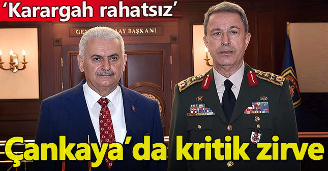 Başbakan Yıldırım, Genelkurmay Başkanı Hulusi Akar'la görüştü