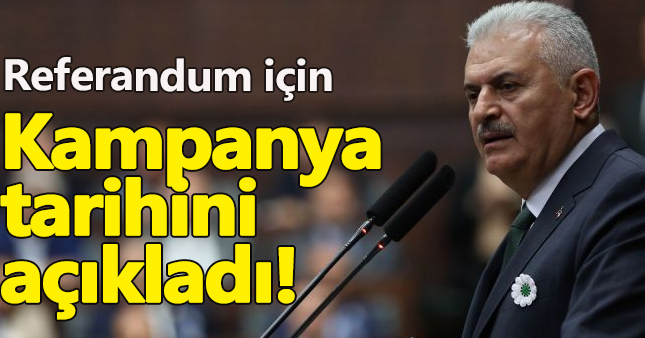 Başbakan Yıldırım referandumla ilgili konuştu