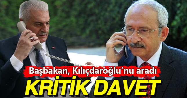 Başbakan'dan Kılıçdaroğlu'na birlik ve beraberlik çağrısı