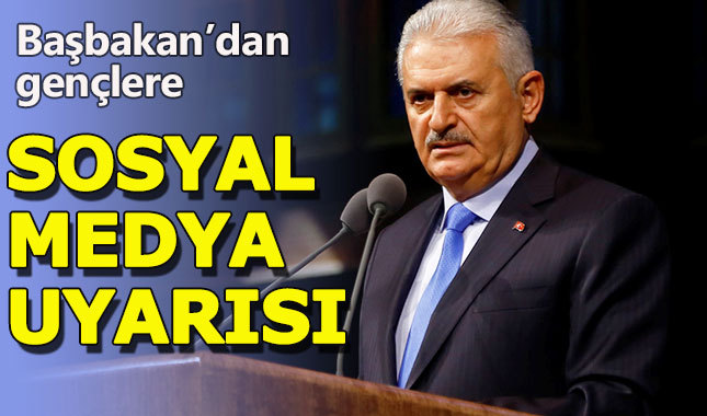 Başbakan'dan gençlere sosyal medya dili uyarısı