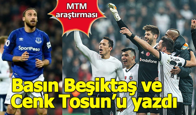 Basın Ocak ayında Beşiktaş ve Cenk Tosun'u yazdı