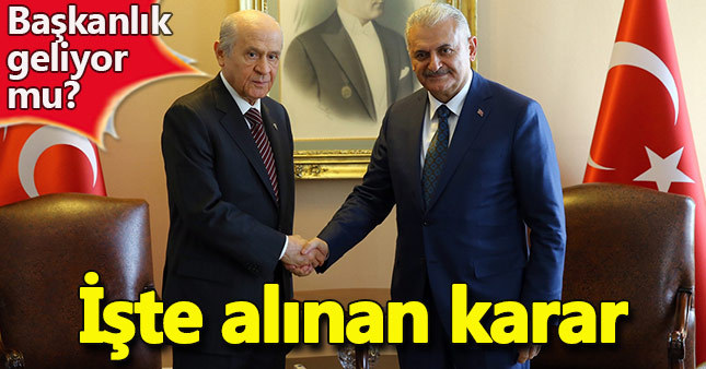 Başkanlık sisteminde uzlaşma tamam