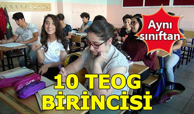 Batman'da aynı sınıftan 10 TEOG birincisi çıktı