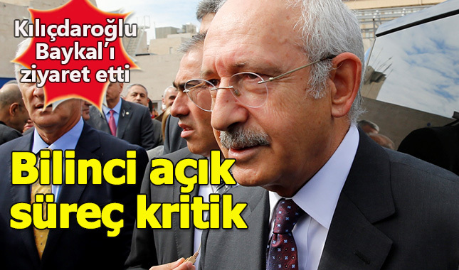 Baykal'ı ziyaret eden Kılıçdaroğlu'ndan ilk açıklama