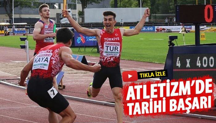 Bayrak yarışında muhteşem zafer!