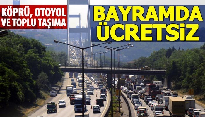 Bayramda otobüs ücretsiz mi 2019 | Toplu taşıma ücretsiz mi? İETT ücretsiz mi?