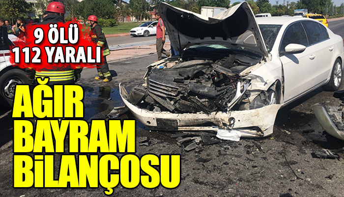 Bayramın ağır kaza bilançosu