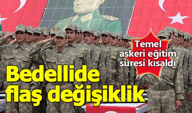 Bedelli'de temel askeri eğitim süresi 21 güne düşürüldü