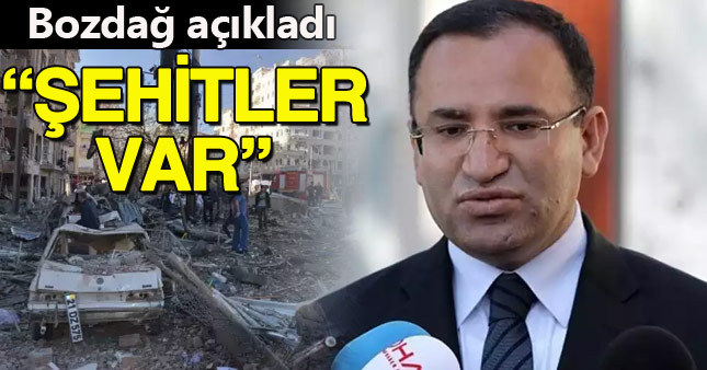 Bekir Bozdağ: Polis ve sivil şehitler var