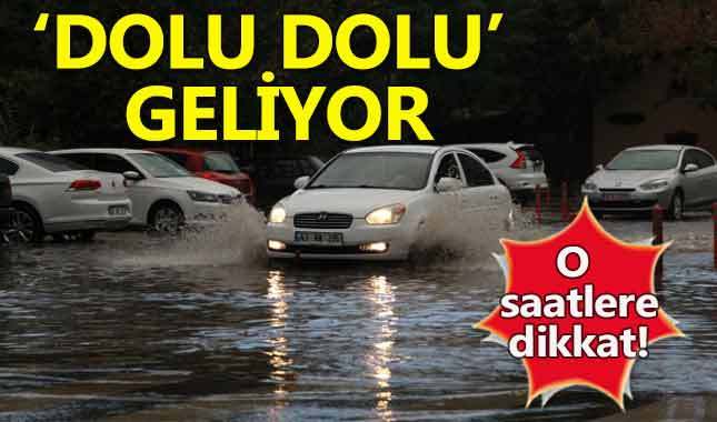 Beklenen sağanak gece saatlerinde etkili olacak