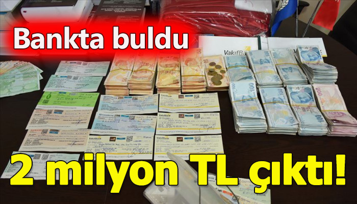 Belediye işçisinin bulduğu çantadan 2 milyon TL çıktı
