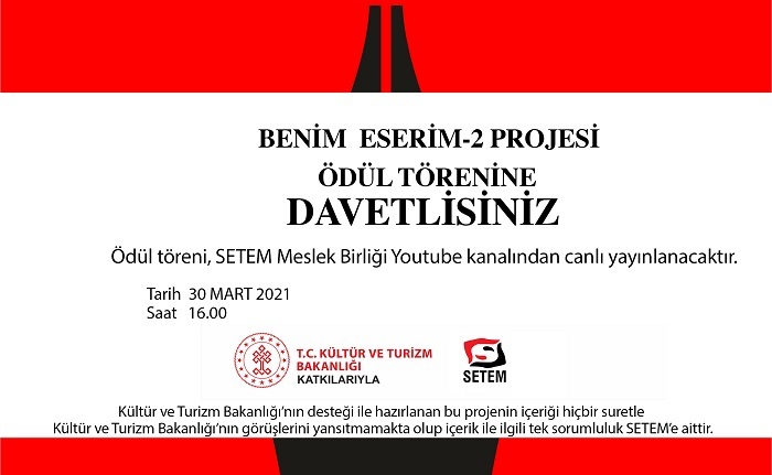 Benim eserim II Projesi ödül ve kapanış töreni