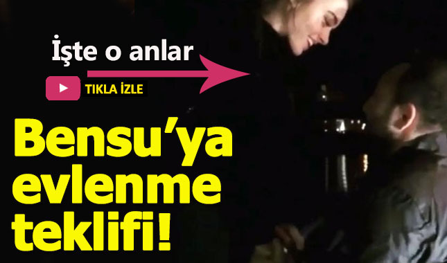 Bensu Soral evlenme teklifi alınca heyecandan şaşırdı
