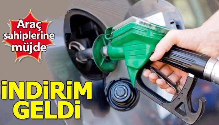 Benzin ve motorine indirim yapıldı