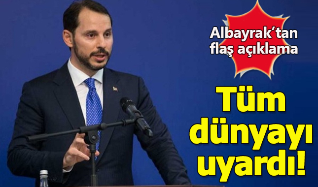 Berat Albayrak, ABD'nin ekonomik yaptırımları konusunda tüm dünyayı uyardı