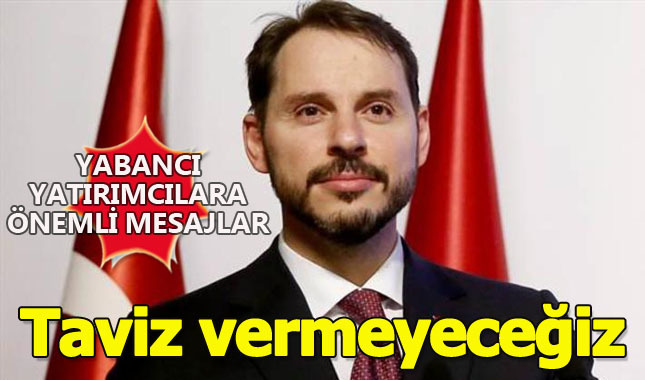 Berat Albayrak'tan yabancı yatırımcılara önemli açıklamalar
