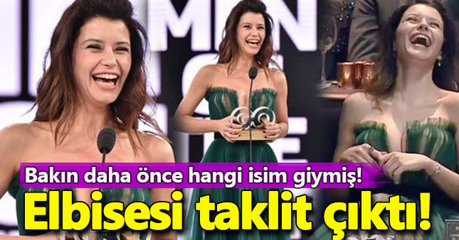 Beren Saat'in elbisesi taklit mi? GQ ödül töreni