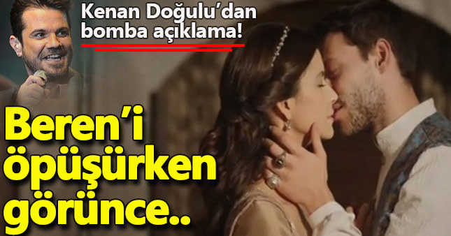 Beren'i öpüşürken görünce...