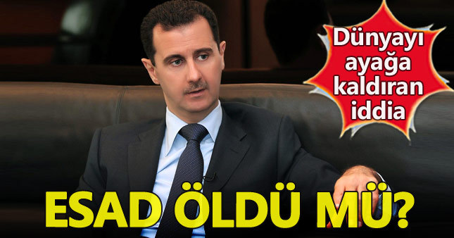 Beşar Esad "yoğun bakımda" iddiası