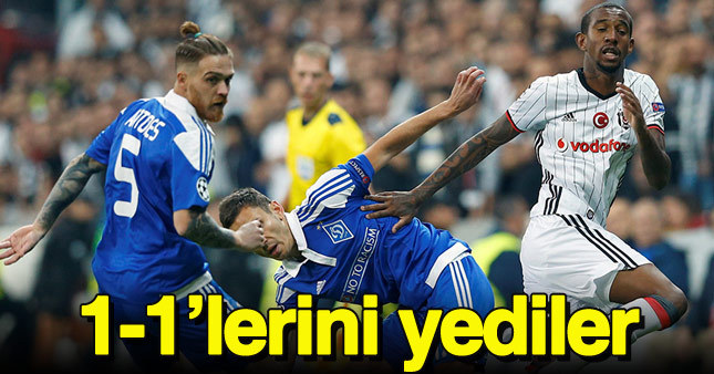 Beşiktaş 1-1 Dinamo Kiev (Maç Özeti)