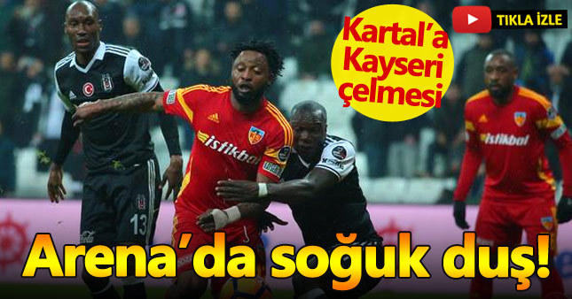 Beşiktaş 2-2 Kayserispor (Maç Özeti-Goller)