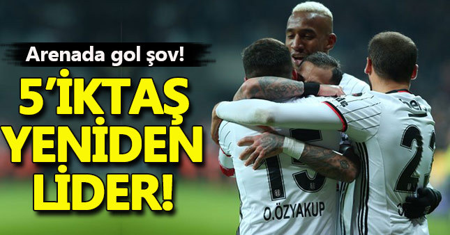 Beşiktaş 5 - 1 Konyaspor maç özeti