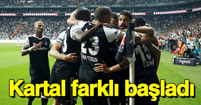 Beşiktaş Alanyaspor'u sahadan sildi