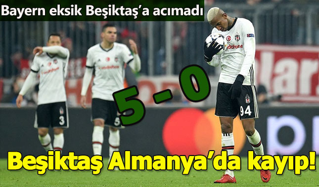 Beşiktaş Almanya'da dağıldı!