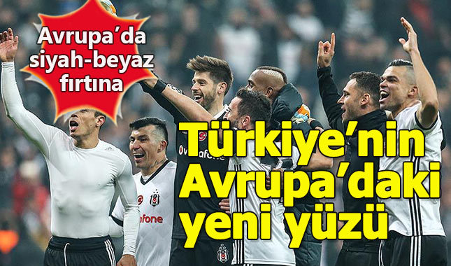 Beşiktaş Türk futbol tarihine geçti