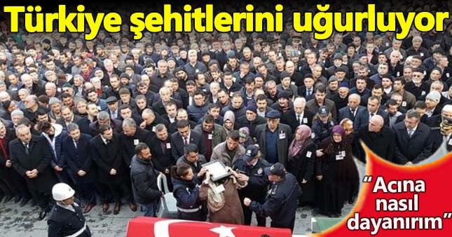Beşiktaş şehitleri gözyaşlarıyla uğurlanıyor