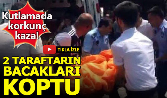 Beşiktaş'ın boğazdaki kutlamasında kaza!