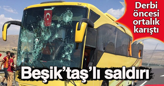 Beşiktaşlı taraftarlara taş ve döner bıçaklı saldırı