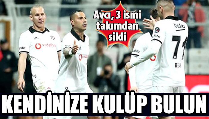 Beşiktaş'ta ayrılık sinyalleri