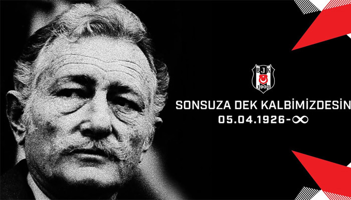 Beşiktaş'ta onursal başkan Süleyman Seba anıldı