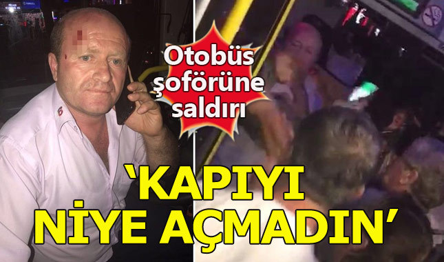 Beşiktaş'ta otobüs şoförüne yumruklu saldırı