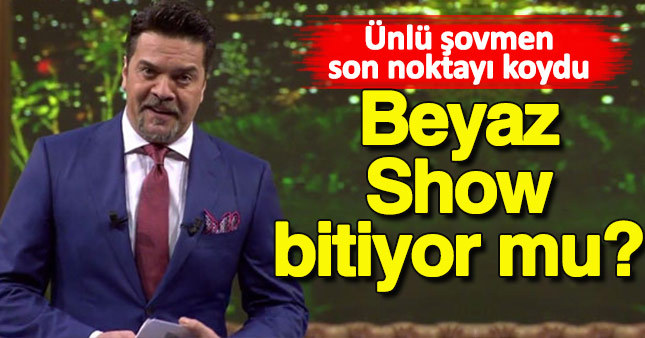 Beyaz Show'un bittiğine dair iddialara yanıt geldi