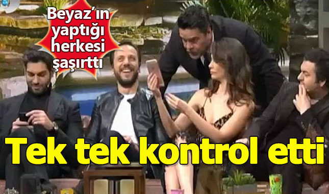 Beyaz'dan konuklarına şaşırtan