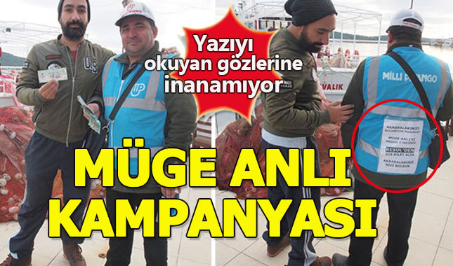 Biletçi Resul'den Müge Anlı kampanyası