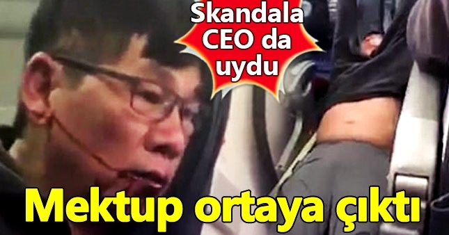 Biletli yolcuyu uçaktan atan uçak şirketinin CEO'sundan skandal mektup